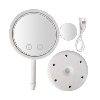 LED MAKEUP MIRROR WITH FAN