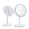 LED MAKEUP MIRROR WITH FAN