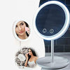 LED MAKEUP MIRROR WITH FAN