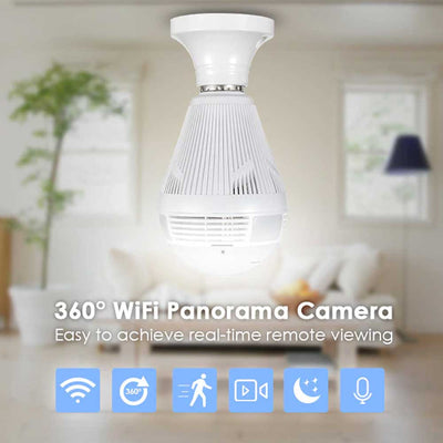 PANORAMIC 360 DEGREES CCTV CAMERA BULB