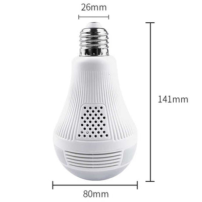 PANORAMIC 360 DEGREES CCTV CAMERA BULB